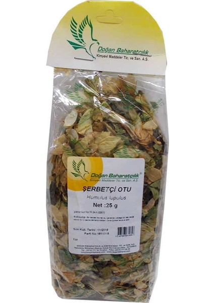 Şerbetçi Otu Doğal 25 gr Paket
