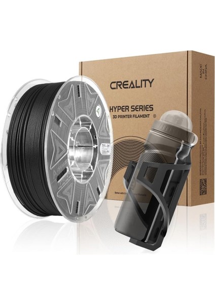 Pa6-Cf Siyah - Karbon Fiber Takviyeli Naylon Filament (1.75 mm / 1 Kg)