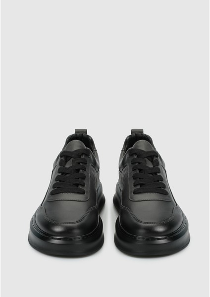 Gri Deri Erkek Sneaker modelleri