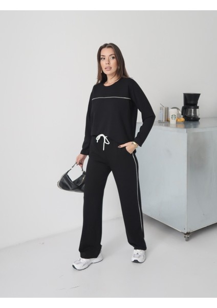 Kadın Blake Modal Biye Detaylı Alt-Üst Takım modelleri