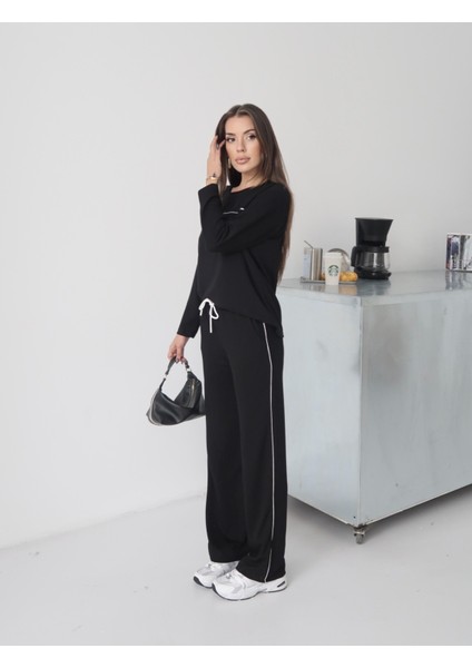 Kadın Blake Modal Biye Detaylı Alt-Üst Takım fırsatları