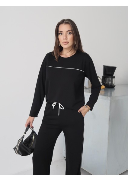 Kadın Blake Modal Biye Detaylı Alt-Üst Takım indirimleri