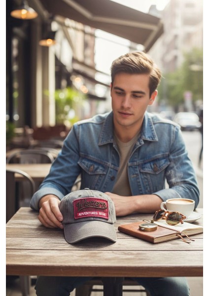 Western Vintage Eskitme Kahverengi Kep Şapka modelleri