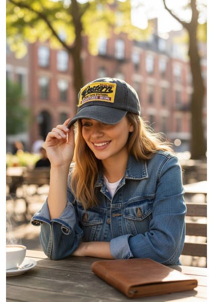 Western Vintage Eskitme Siyah Kep Şapka modelleri