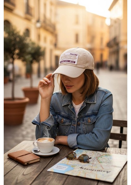 Western Vintage Krem Kep Şapka fırsatları