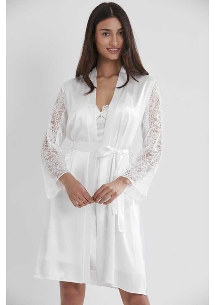 Ekru Sütyen Kaplı Sabahlık Gecelik 4025 fiyatları