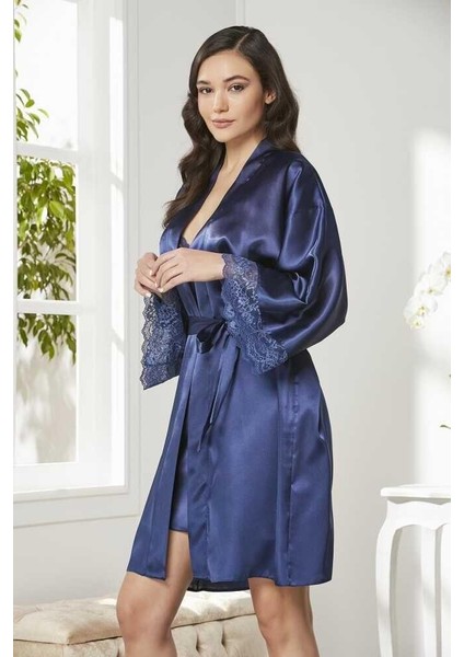 Siyah Sütyen Kaplı Sabahlık Gecelik Set 4250 Laci fiyatları