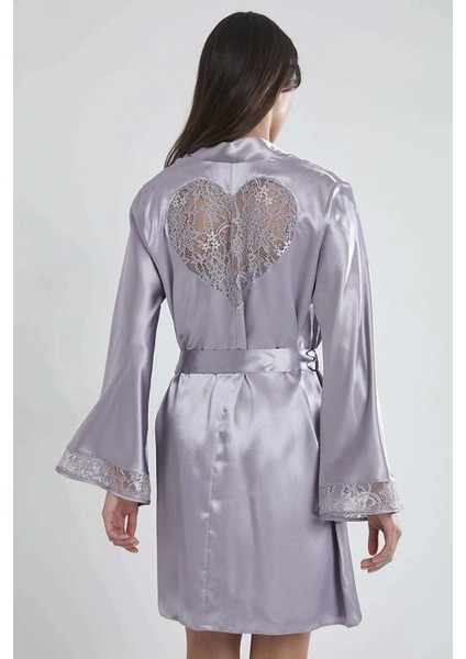 Midi Dantel Sabahlık Gecelik Set 4090 Royal fırsatları