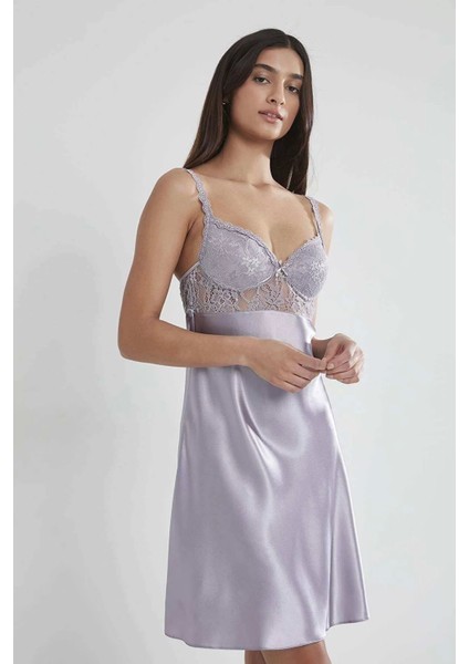 Midi Dantel Sabahlık Gecelik Set 4090 Royal indirimleri