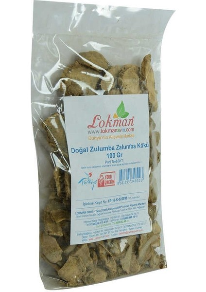 Zulumba Zalumba Kökü Doğal 100 gr Paket modelleri
