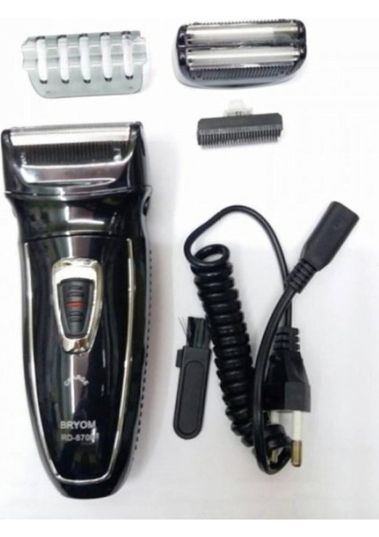 Siyah Şarjlı Sakal Traş Makinası, Pratik ve Temiz Kesim Için Uygun