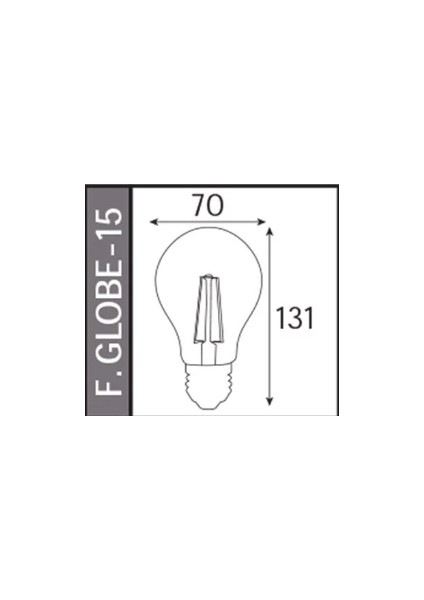 Horoz 15W-112W Rustik LED Ampul Beyaz Işık 1750 Lümen E27 Duylu Dekoratif Ampul Flamanlı fiyatları