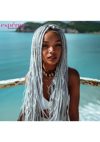 Sentetik Örgülük Saç Esperer 100 Gr. / Açık Gri