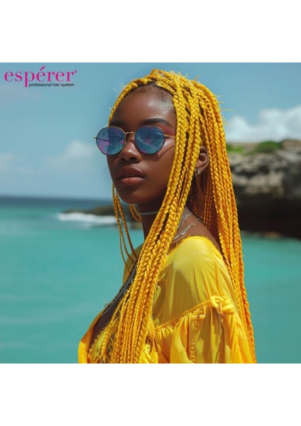 Sentetik Örgülük Saç Esperer 100 Gr. / Sarı