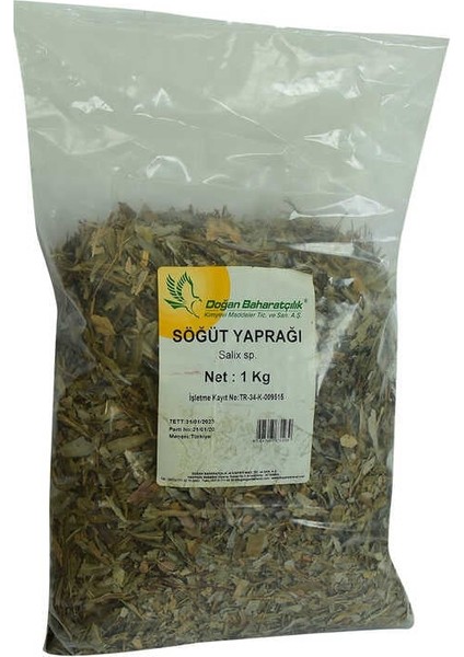 Söğüt Yaprağı Doğal 1000 gr Paket fiyatları