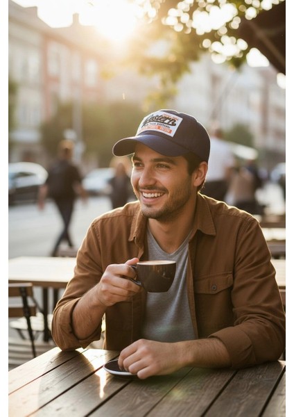 Western Vintage Lacivert Kep Şapka modelleri