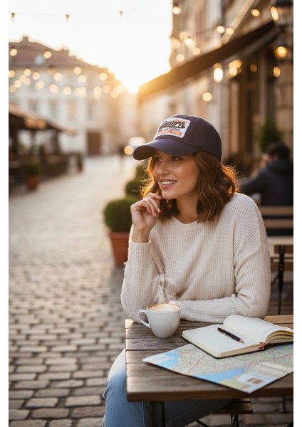 Western Vintage Lacivert Kep Şapka fırsatları