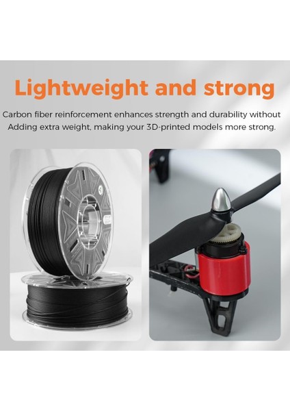 Hyper PA612-CF Karbon Fiber Takviyeli Pa Filament - 1kg 1.75MM - Urhanshop Gönderimli modelleri