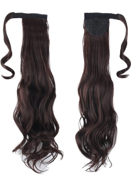 Bağlamalı Dalgalı At Kuyruğu / Koyu Kahve