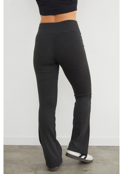 Beli Lastikli Yüksek Bel Flare Pantolon indirimleri