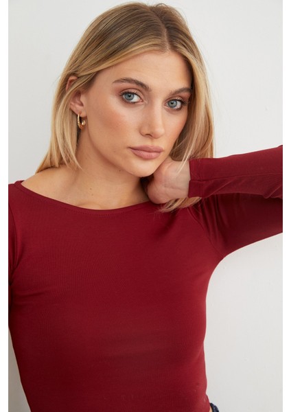 Basic Kayık Yaka Modal Body