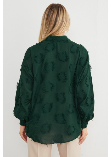 Taş Işlemeli Püsküllü Salaş Gömlek indirimleri