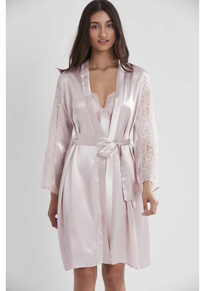 Pudra Sütyen Kaplı Sabahlık Gecelik 4025 fiyatları