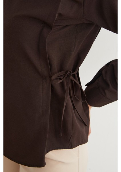 Basic Yanı Bağlama Detaylı Gömlek fırsatları