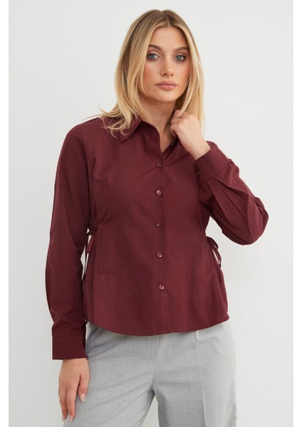 Basic Yanı Bağlama Detaylı Gömlek fiyatları