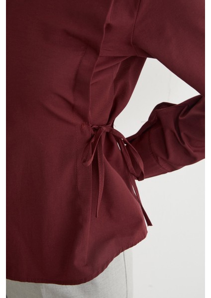 Basic Yanı Bağlama Detaylı Gömlek indirimleri