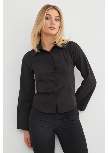 Ispanyol Kol Terikoton Kuplu Gömlek modelleri