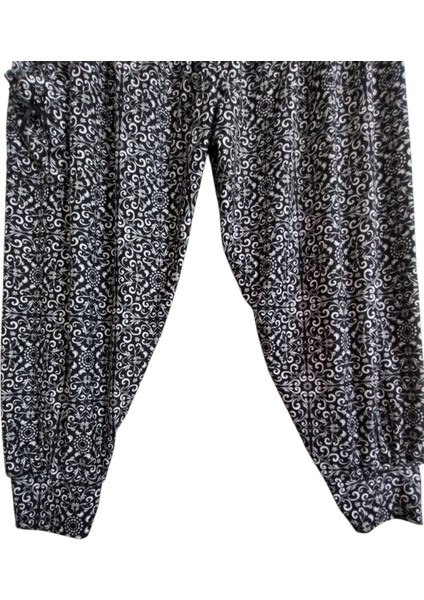 Kadın Bayan Büyük Battal Extra Jumbo Beden Viskon Penye Kumaş 1 Yan Cepli Pantolon Eşofman Altı Pijama Altı 130 Kilograma Kadar Olur Bol Likralı Esneyen Kumaş Bel Lastikli Süs Bagcıklı fırsatları