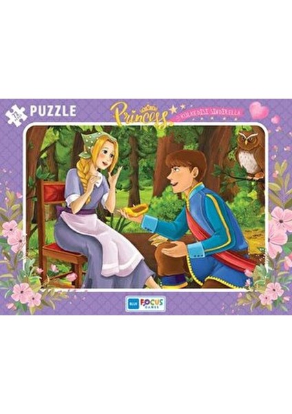 Blue Focus 72 Parça Puzzle Princess Külkedisi Sindirella