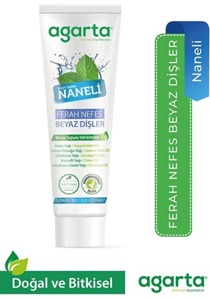 Asfstore Agarta Diş Macunu Naneli 100 ml