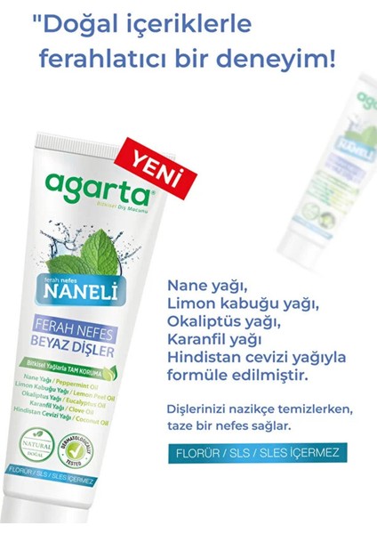 Asfstore Agarta Diş Macunu Naneli 100 ml modelleri