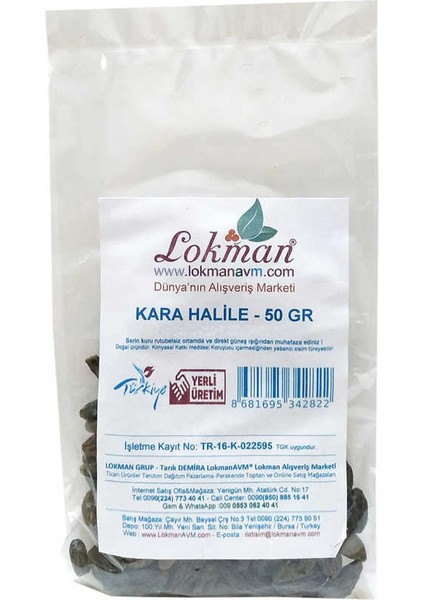 Kara Halile 50 gr Paket fiyatları