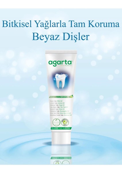 Asfstore Agarta Bitkisel Tam Koruma Diş Macunu Tüp 100 ml fiyatları