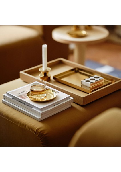 Stockholm 2025 Dekoratif Kase ve Tabak Pirinç Rengi fiyatları