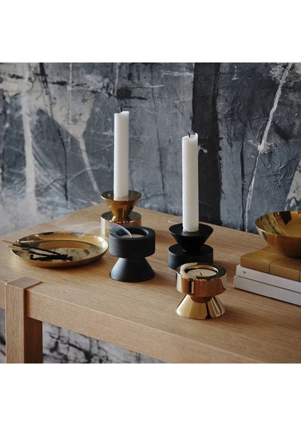 Stockholm 2025 Dekoratif Kase ve Tabak Pirinç Rengi