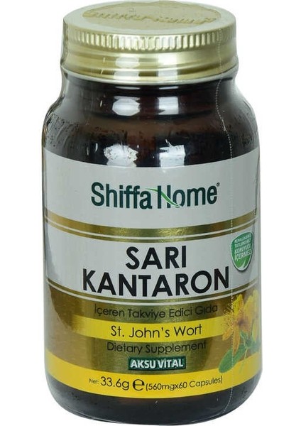Shiffa Home Sarı Kantaron Diyet Takviyesi 560 Mg x 60 Kapsül