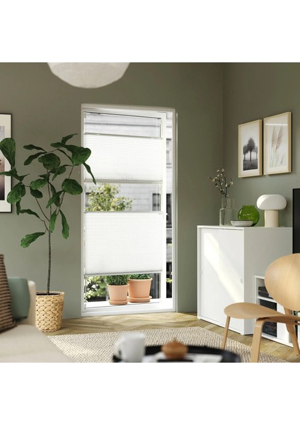 Hornvallmo Stor Perde Beyaz 60 x 130 cm Işık Filtreleyici Polyester fırsatları