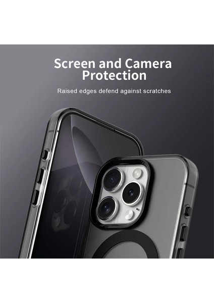 Iphone 16 Pro Max Uyumlu Kamera Koruma Çıkıntılı Magsafe Özellikli Renkli Mat Kılıf fırsatları