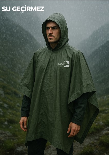 Haki Su Geçirmez Askeri Panço - Arazi Yağmurluk fiyatları