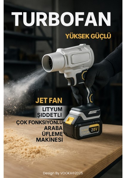 Şarjlı Jet Turbo Motorlu Hava Üfleme Fan Yaprak Üfleme Araba Içi Cam Kurulama Kapı Önü indirimleri
