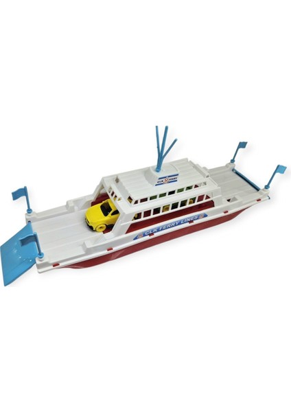 Feribot Araç Taşııyan Gemi 45 cm - Kırmızı (Lisinya) fırsatları