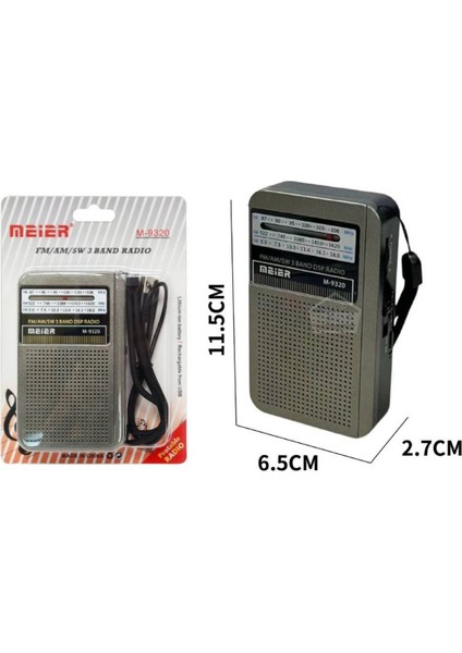 Şarjlı Cep Radyosu - Fm Radyo, Deprem Radyosu Taşınabilir Küçük Radyo fırsatları