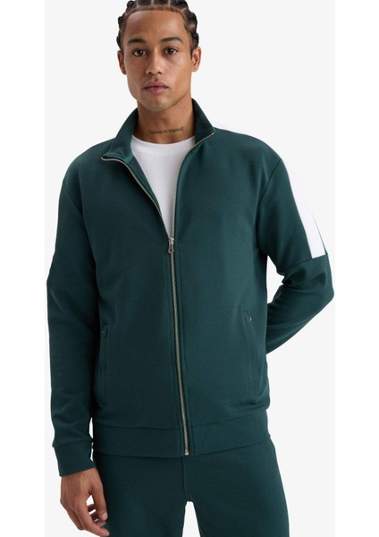 Fit Standart Fit Dik Yaka Fermuarlı Hırka F0207AX25AU fiyatları