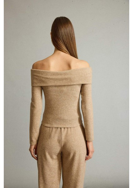 Omzu Açık Uzun Kollu Tişört G5048AX25WN