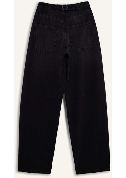 Baggy Fit Yüksek Bel Düz Paça Uzun Jean PANTOLON F2960AX25WN modelleri
