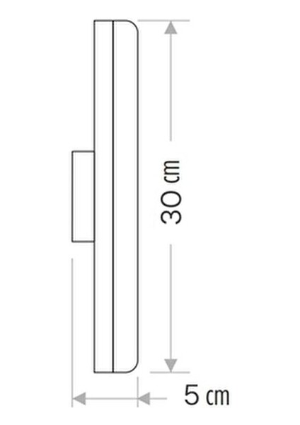Martı Şarjlı LED Aplik Modern Tasarım İç Mekan Kullanımı için 29 cm Yukarı Aşağı Işık